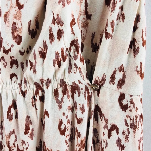 Free People Dress Light Pink Animal Print Mini - Picture 5 of 8